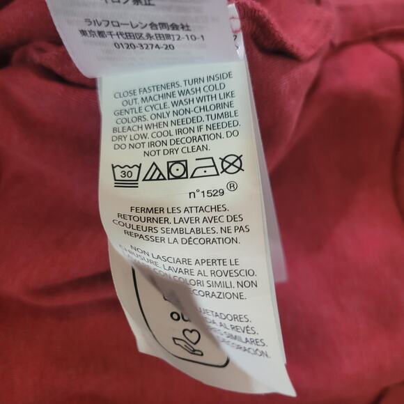 Polo Ralph Lauren Size XXL Men's Classic Fit Short-Sleeve Polo Dusty Red - Picture 9 of 9